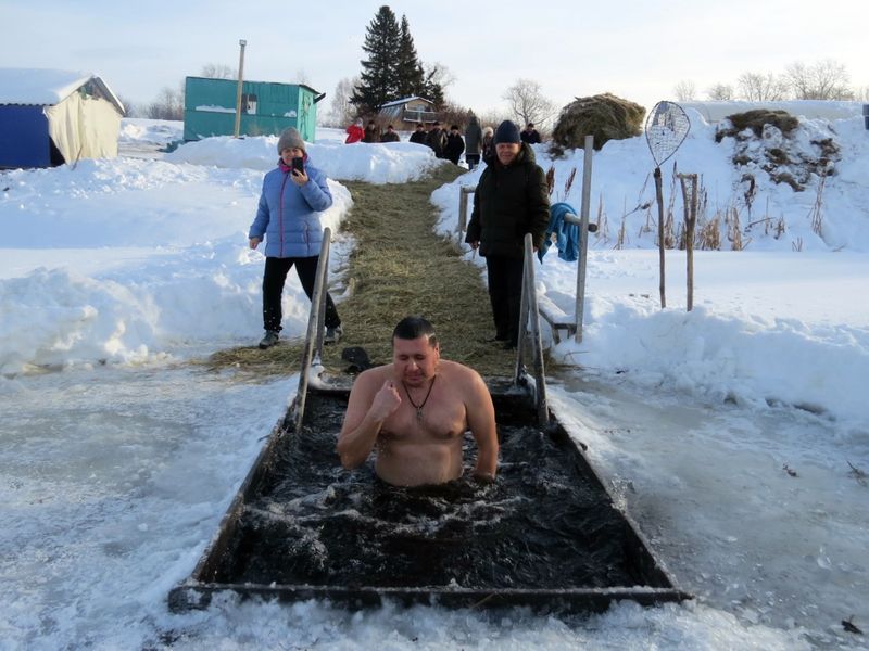 Купель в деревне Крестовское (2022 год).