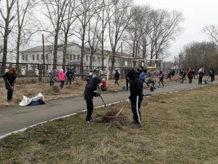 С 12 апреля и по 8 мая в нашем округе объявлен месячник по санитарной очистке и благоустройству.